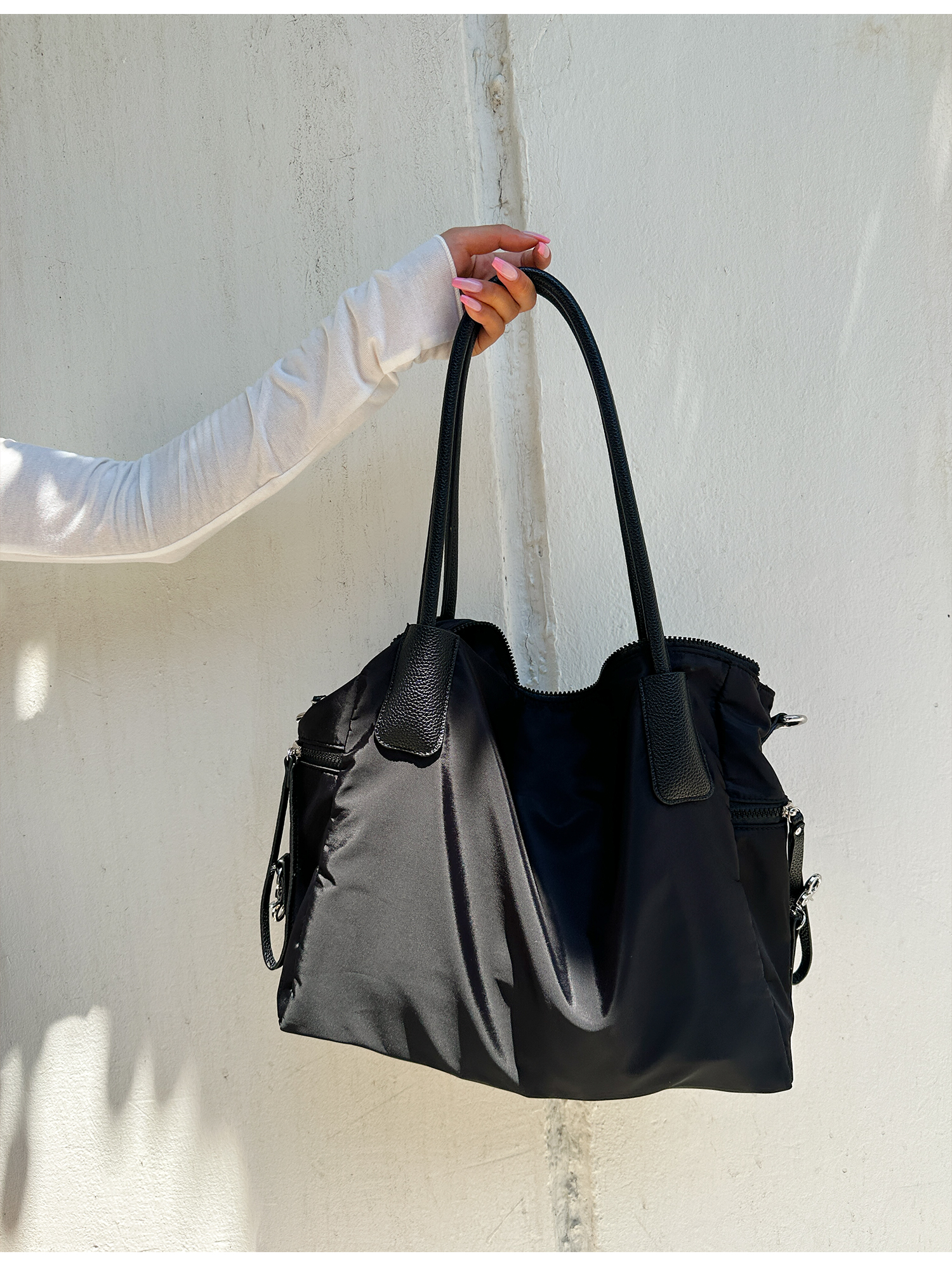 헤링 나일론 숄더백