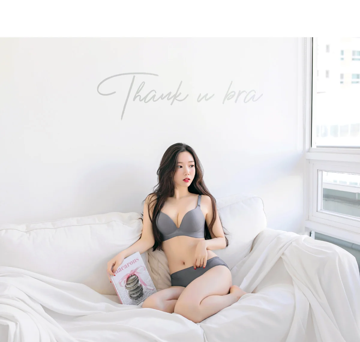 [누적판매10만장] 땡큐 뽕브라+팬티SET 심리스 3cm 초모리 볼륨 노와이어