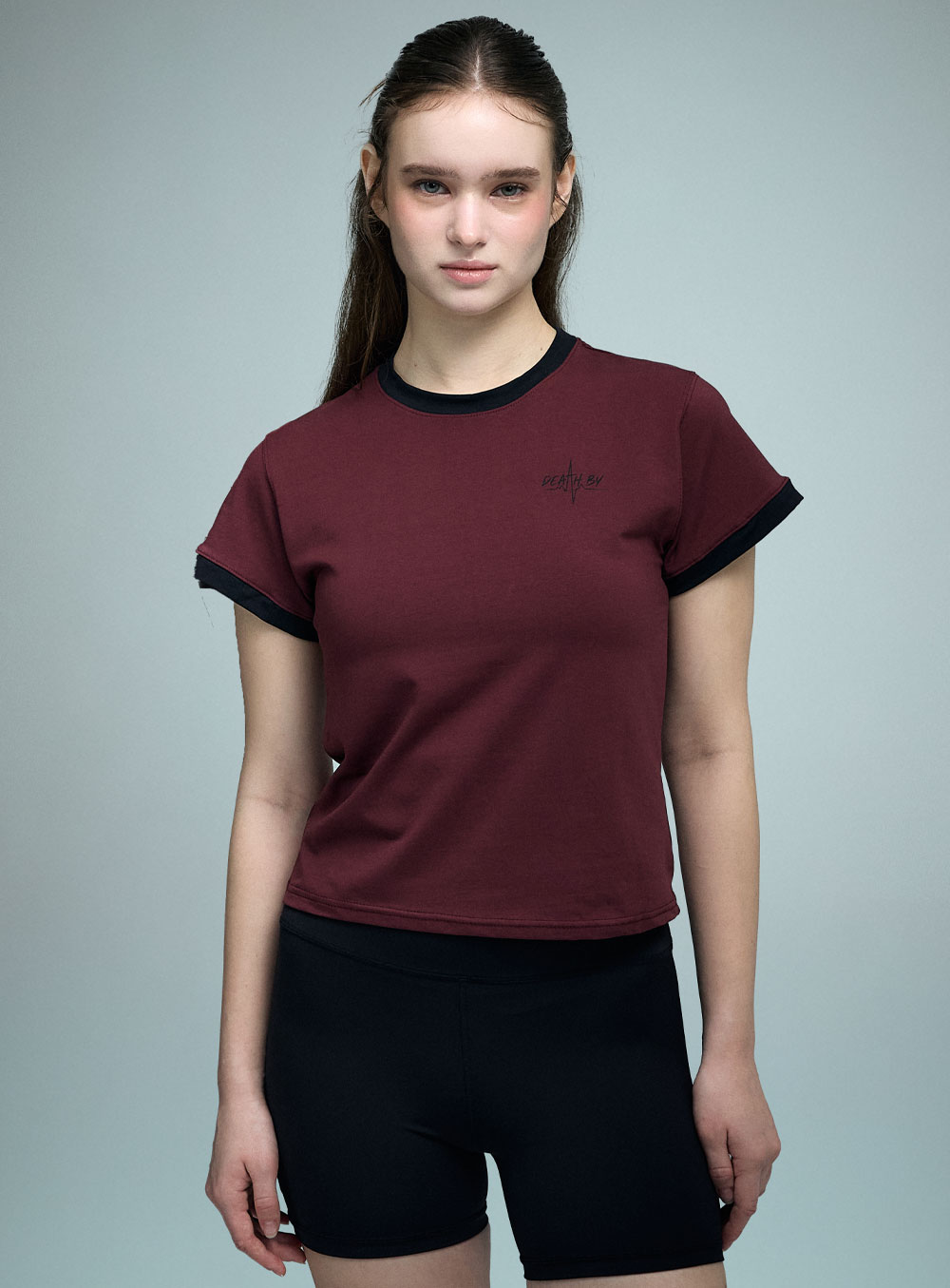 레귤러핏 링거 데스바이 [레드블랙]