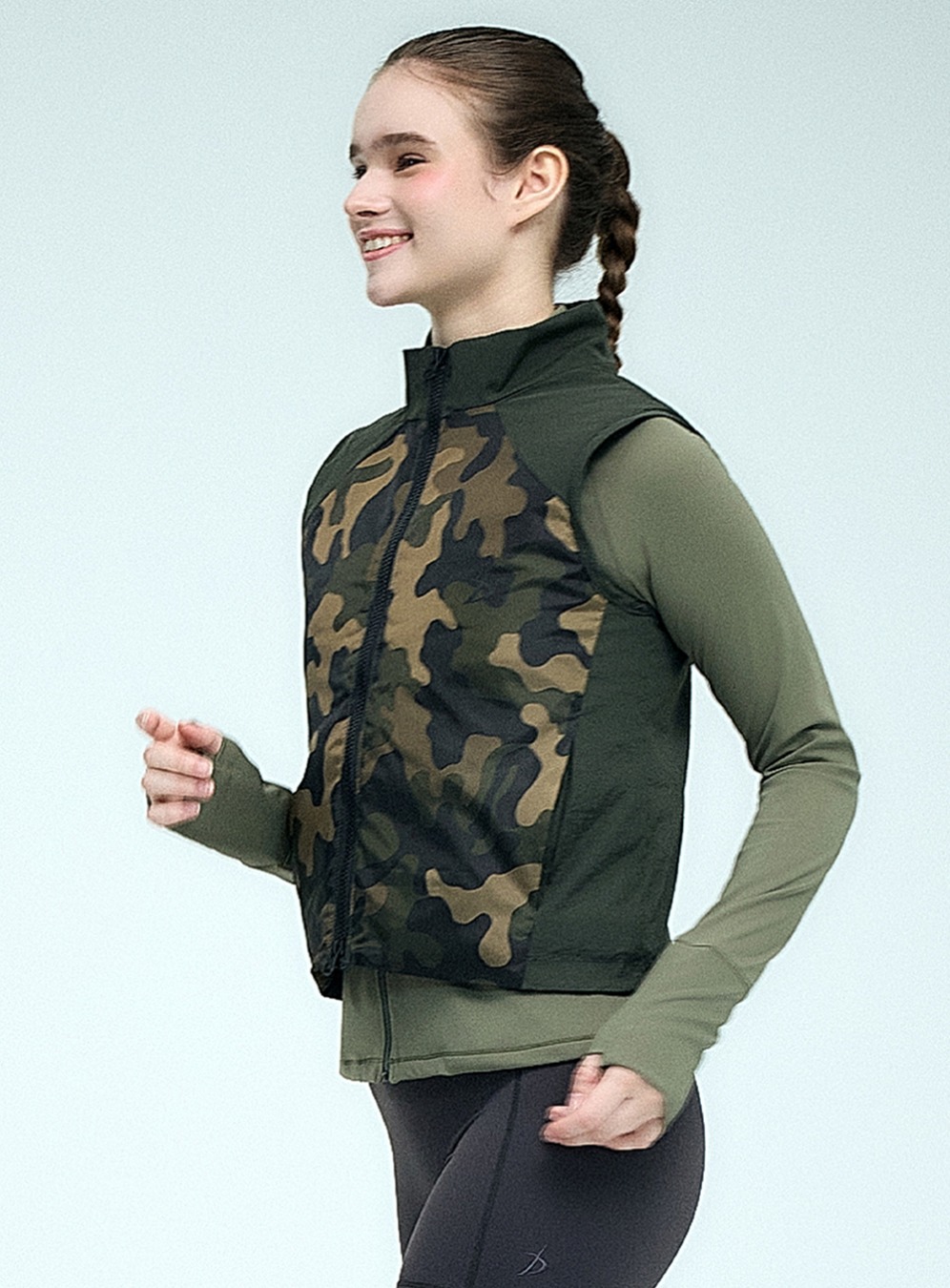 익스트림 라이트 카모 패딩베스트 [카모플라주]