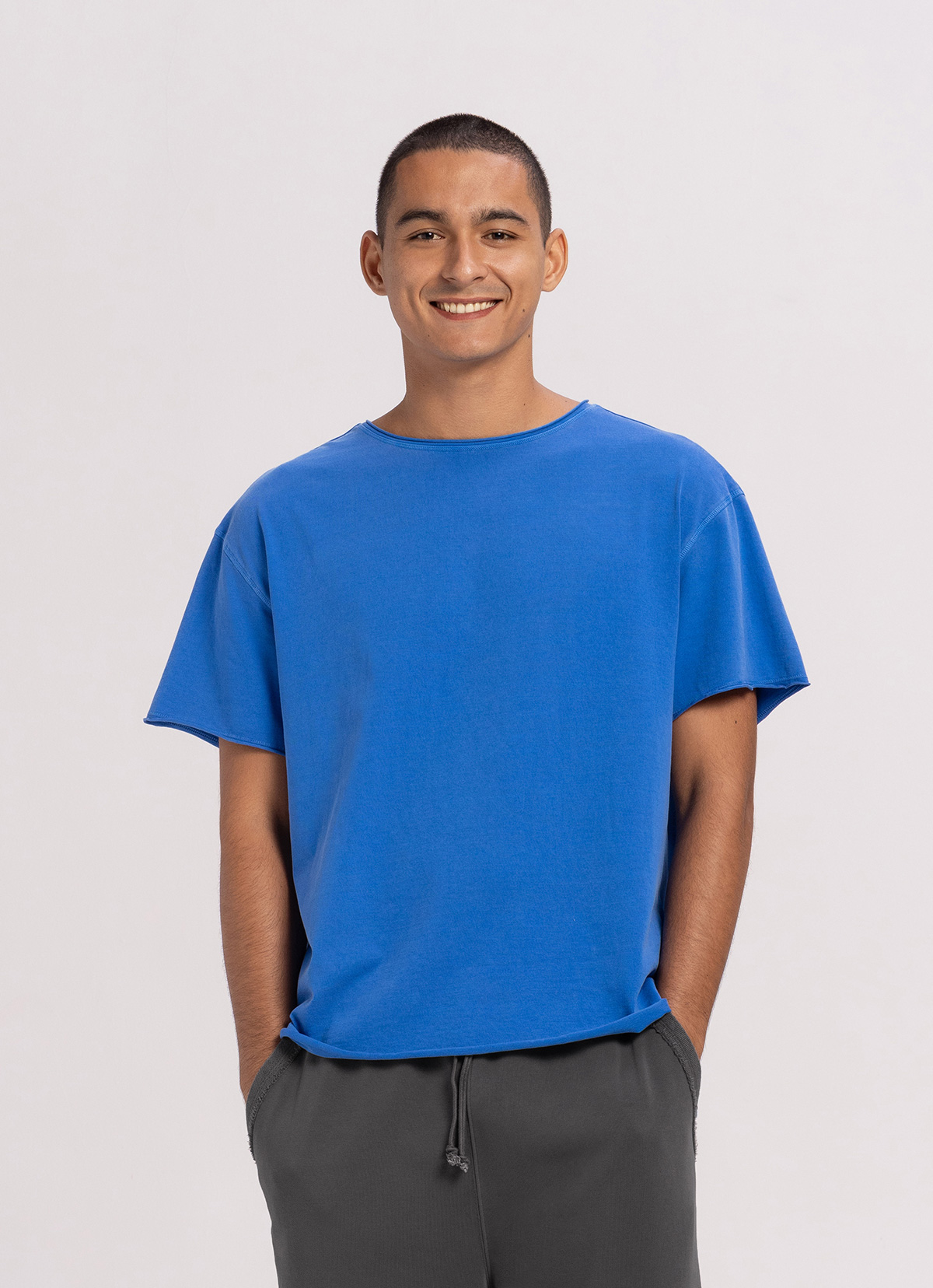 Kain short sleeve (For Men)_Deep Water