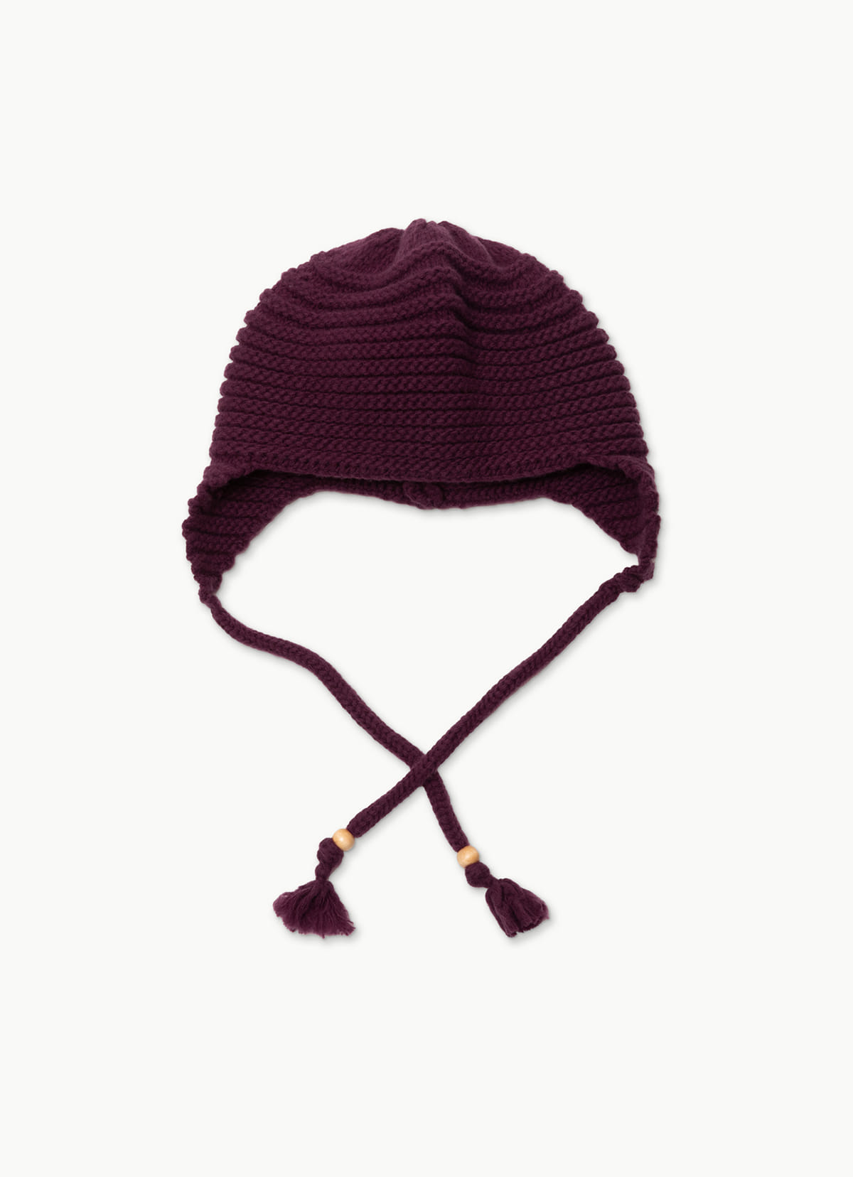 Chunky rib beanie_Mulberry Purple