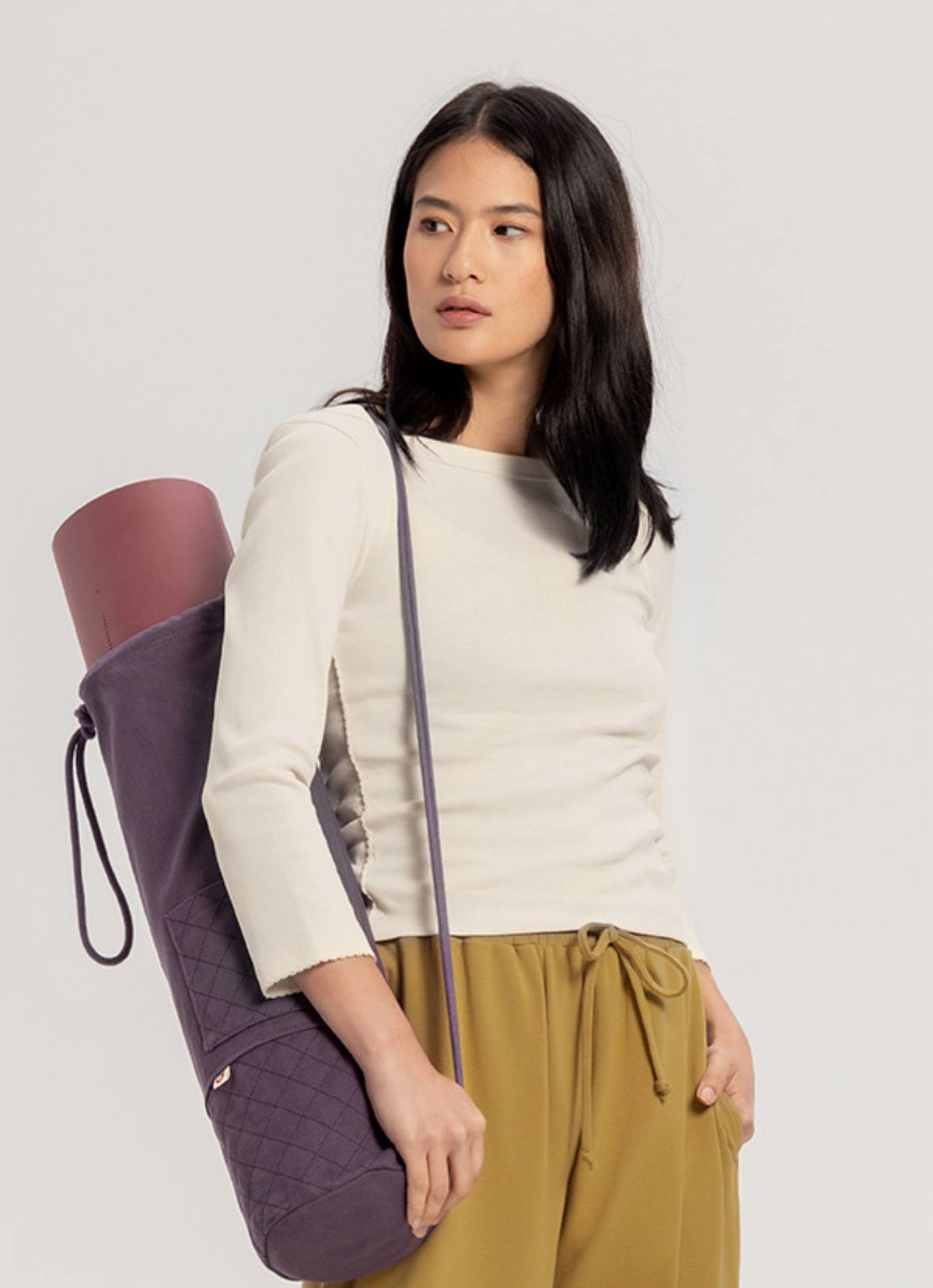 Essential 3/4 sleeve_Bone White