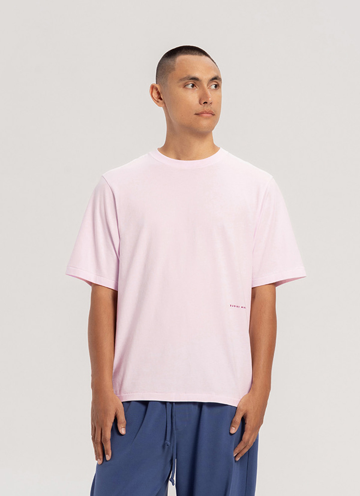 BM logo t (Unisex)_Light Pink