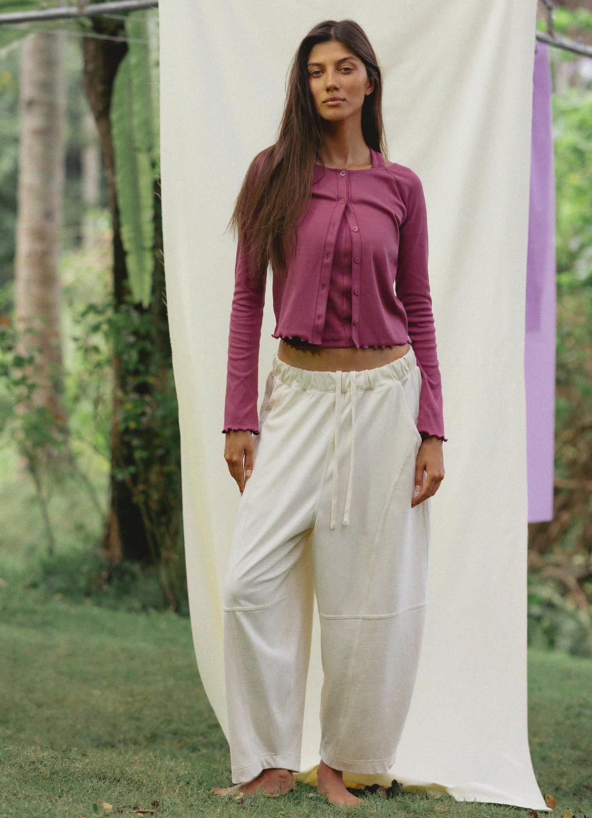 Mana pants_Almond Oil