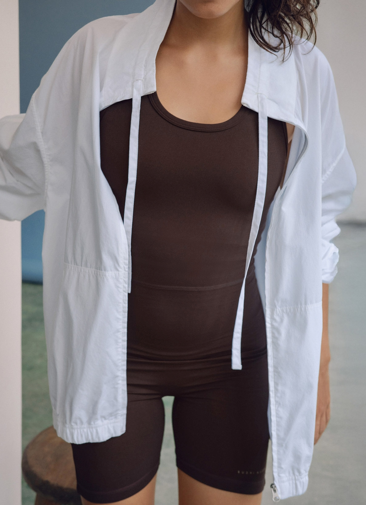 Kabocha zip-up_White