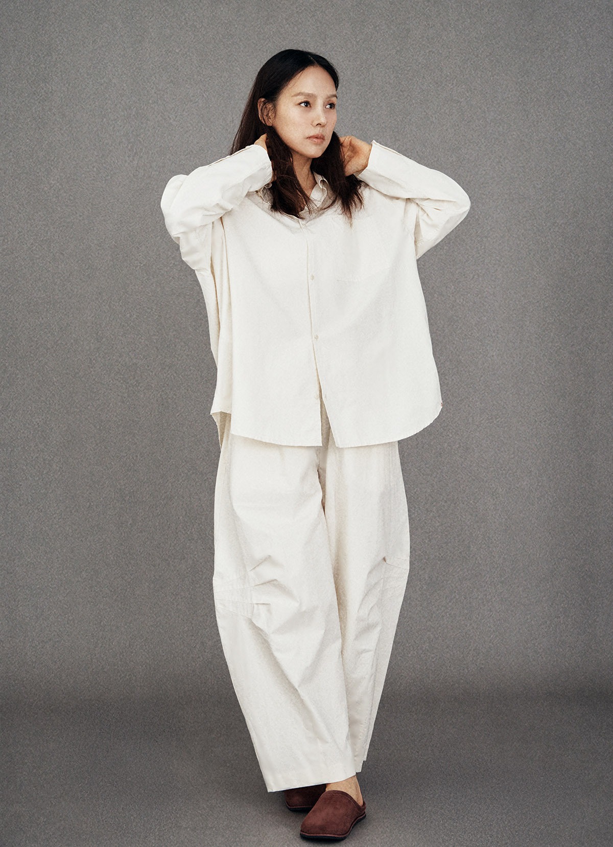 Kitty wide pants_Cream