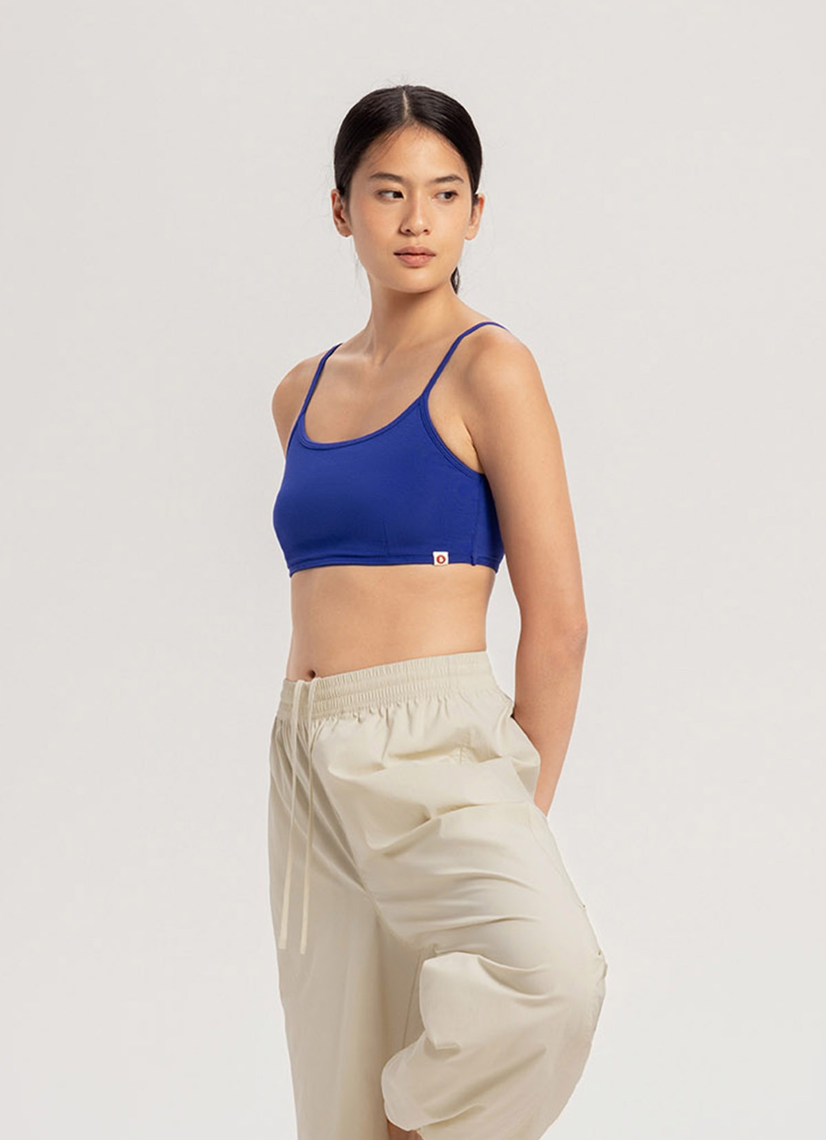 Tri hole bra top_Bluing