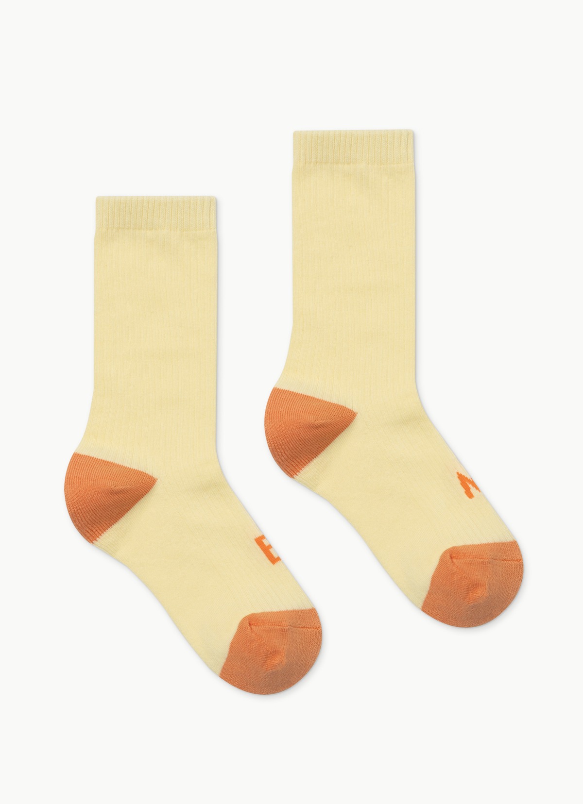 Rib ankle socks #2 (Unisex)_Yellow Multi