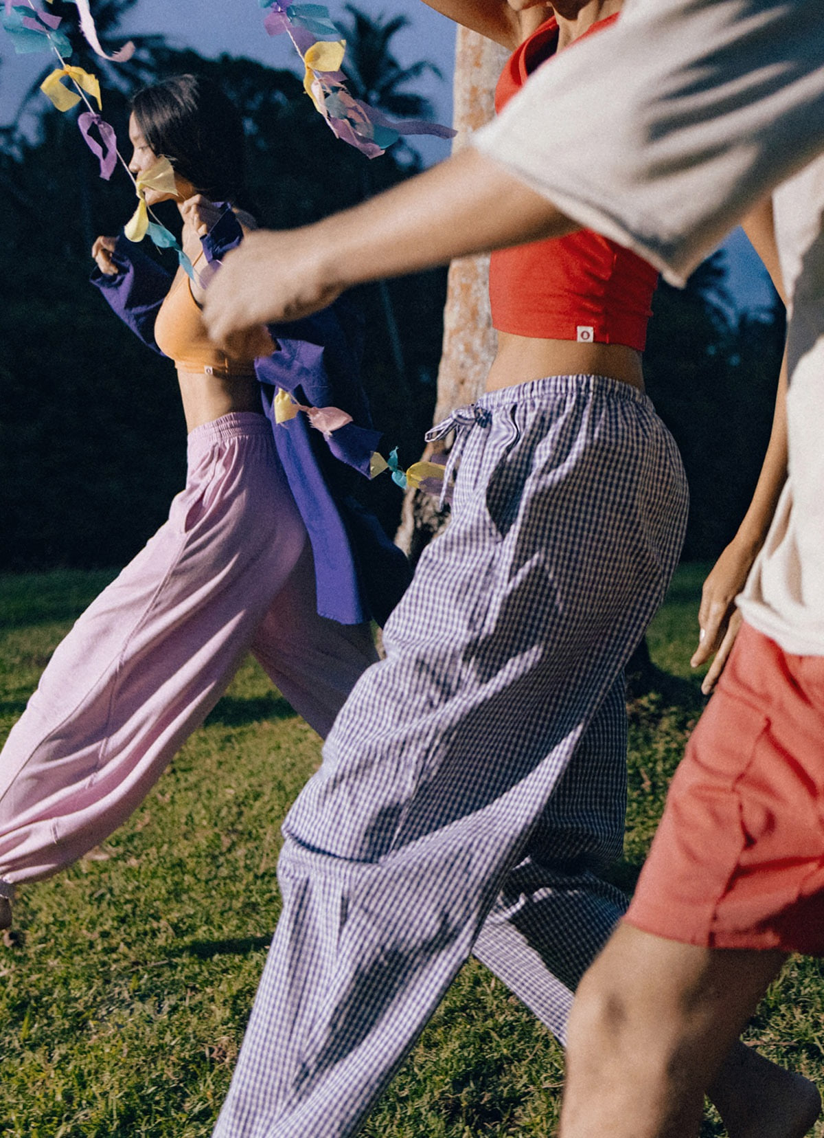 Balon pants (Unisex)_Navy Multi