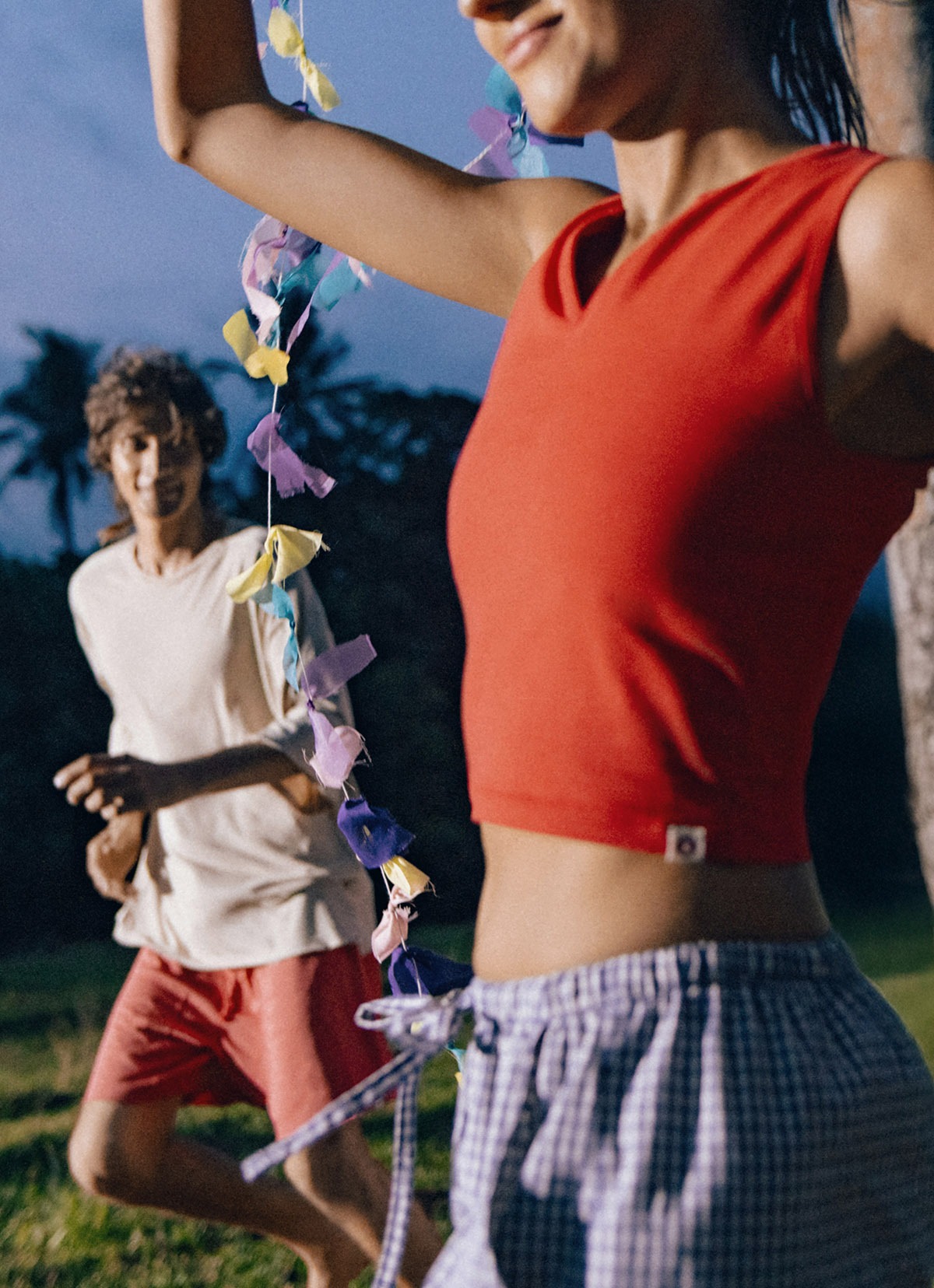 Carlo V tank top_High Risk Red