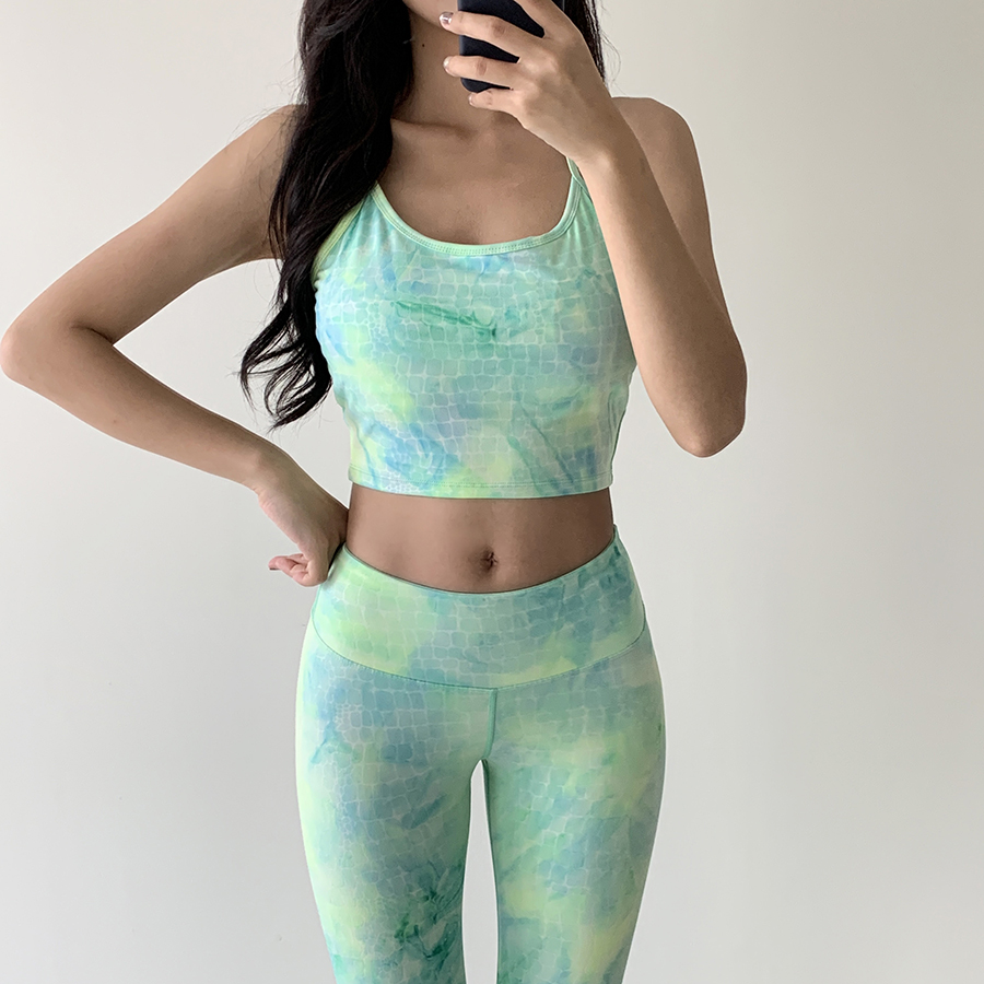 CP243 크로커 물나염 레깅스