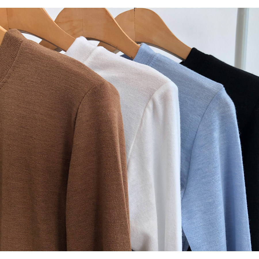 CT213 헤라 크롭 꼬임 긴팔 (5color)