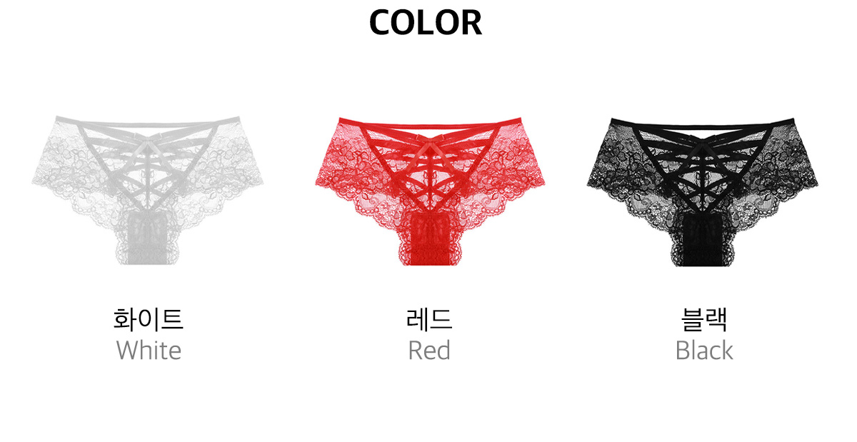 블레스 엉덩이 끈 팬티