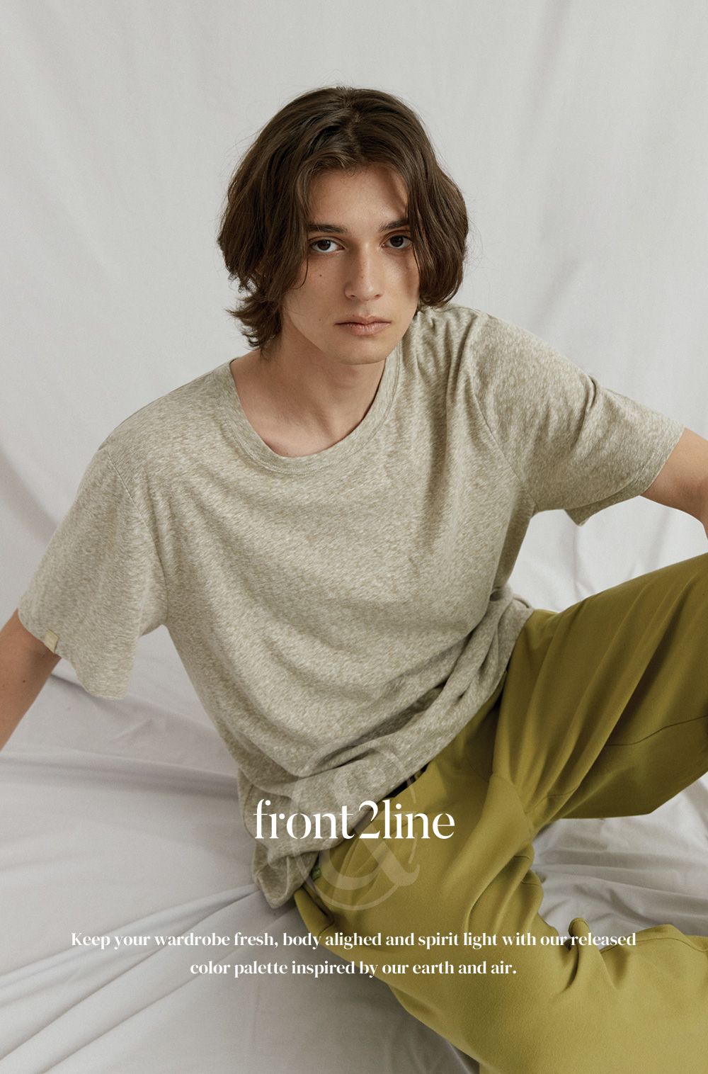 반다 맨즈 매일 수련 티셔츠