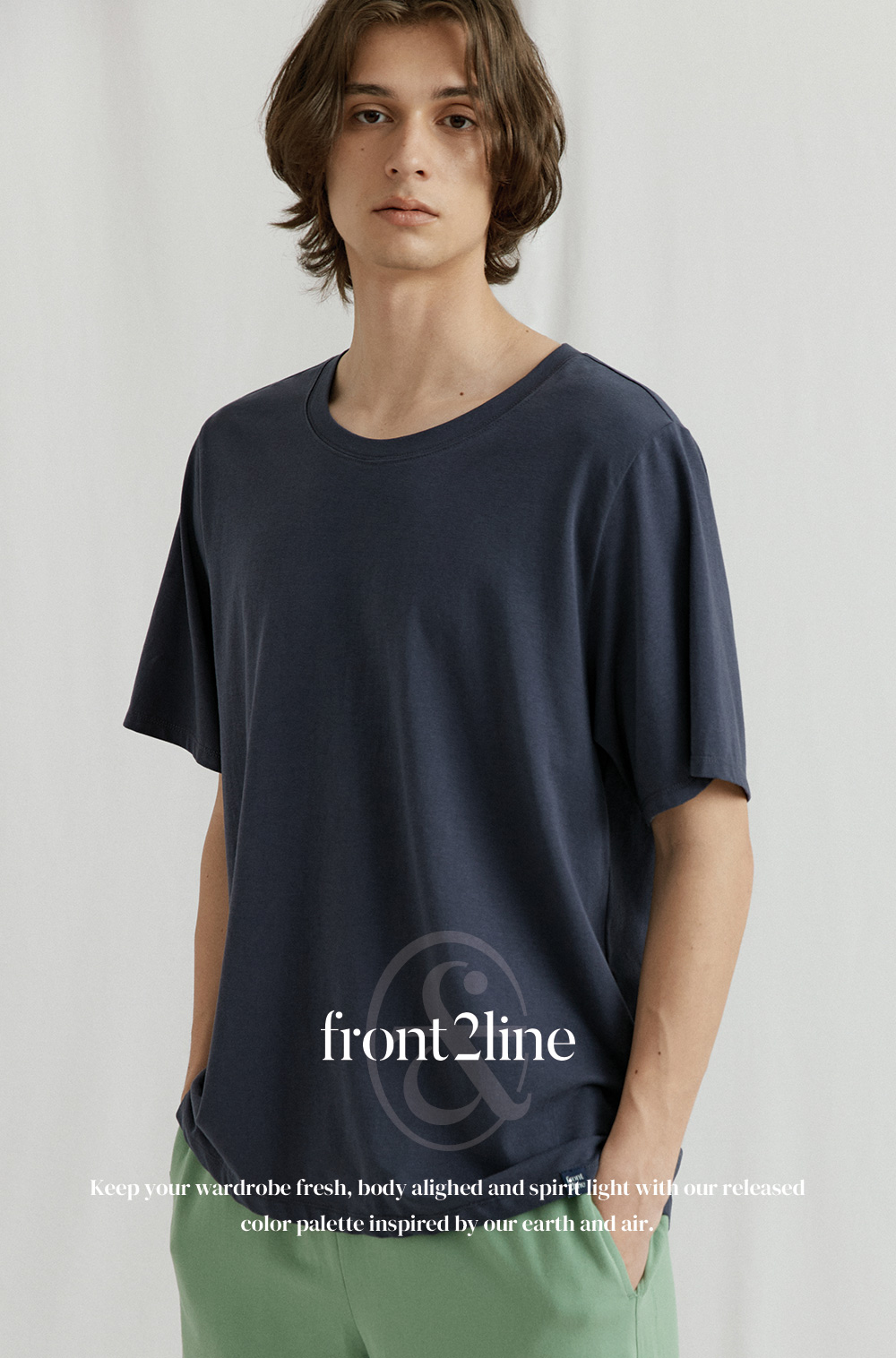 [1&1] 반다 맨즈 하프슬리브 커버업