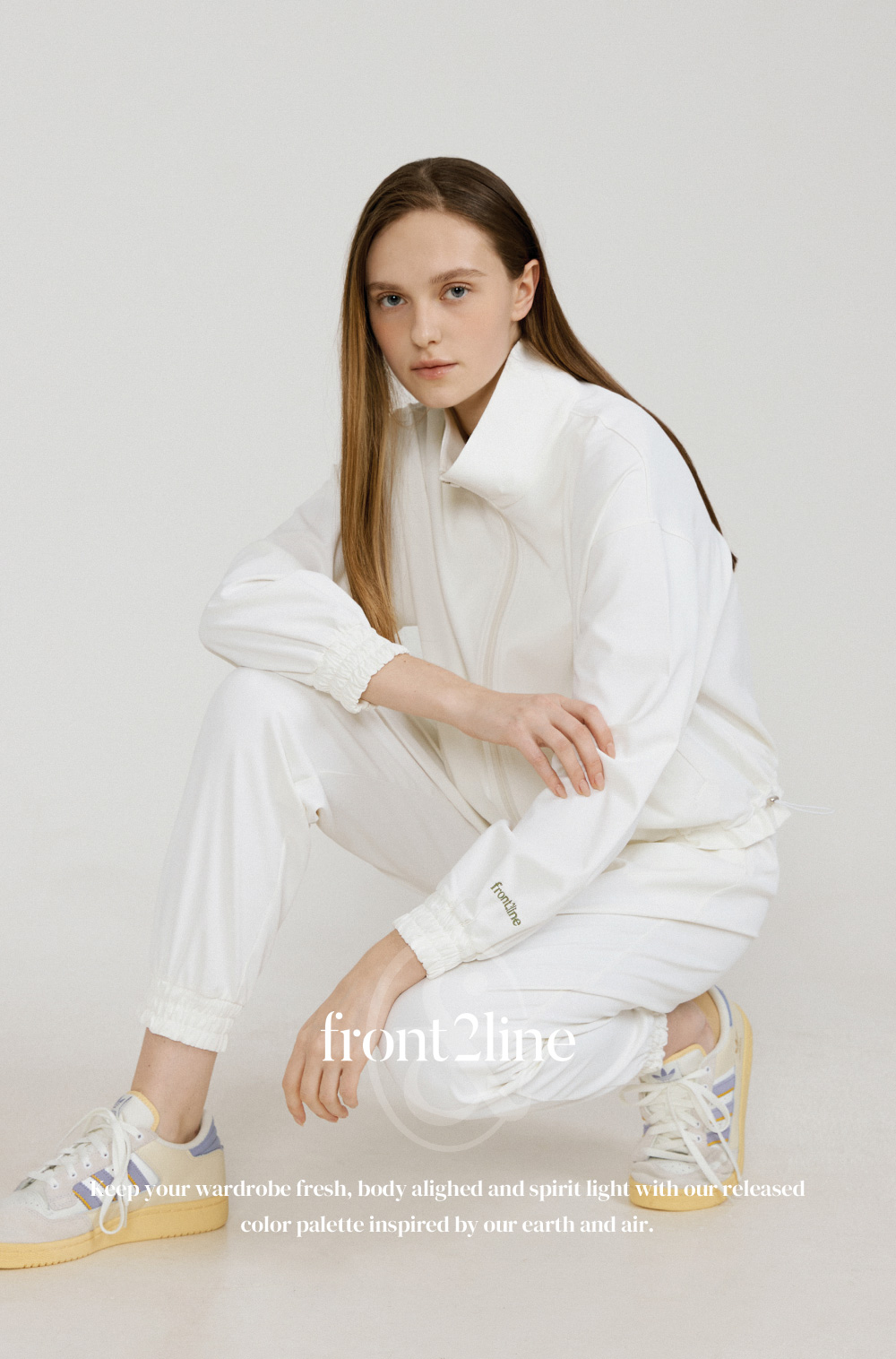 리프레쉬 우븐 조거팬츠