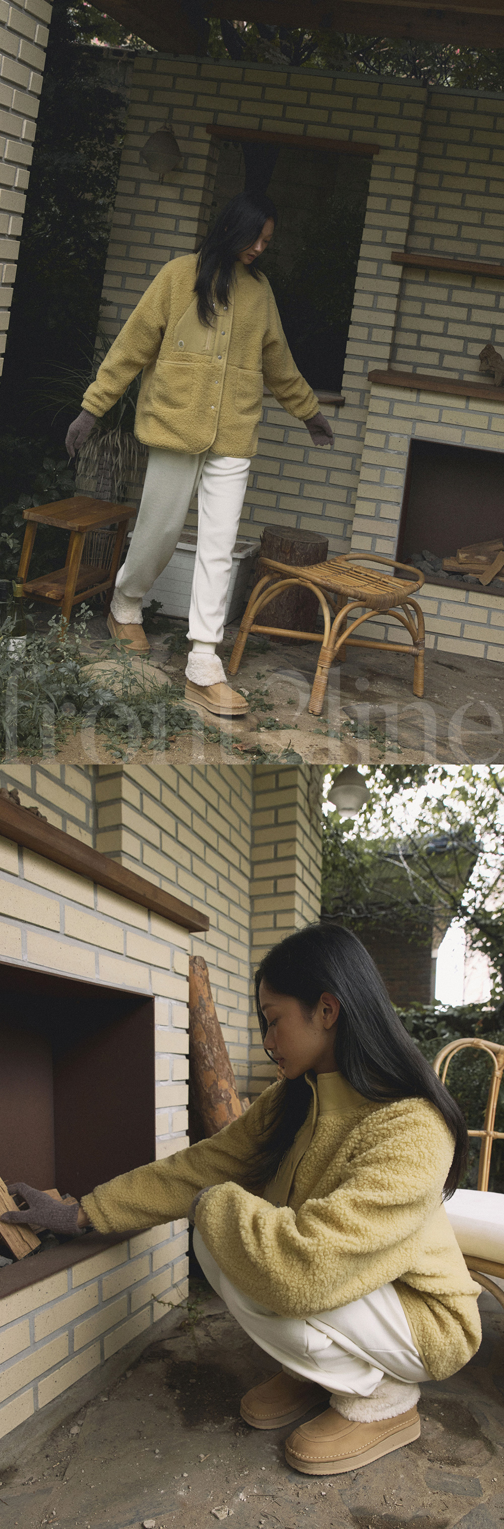 쉐르파 미들 자켓