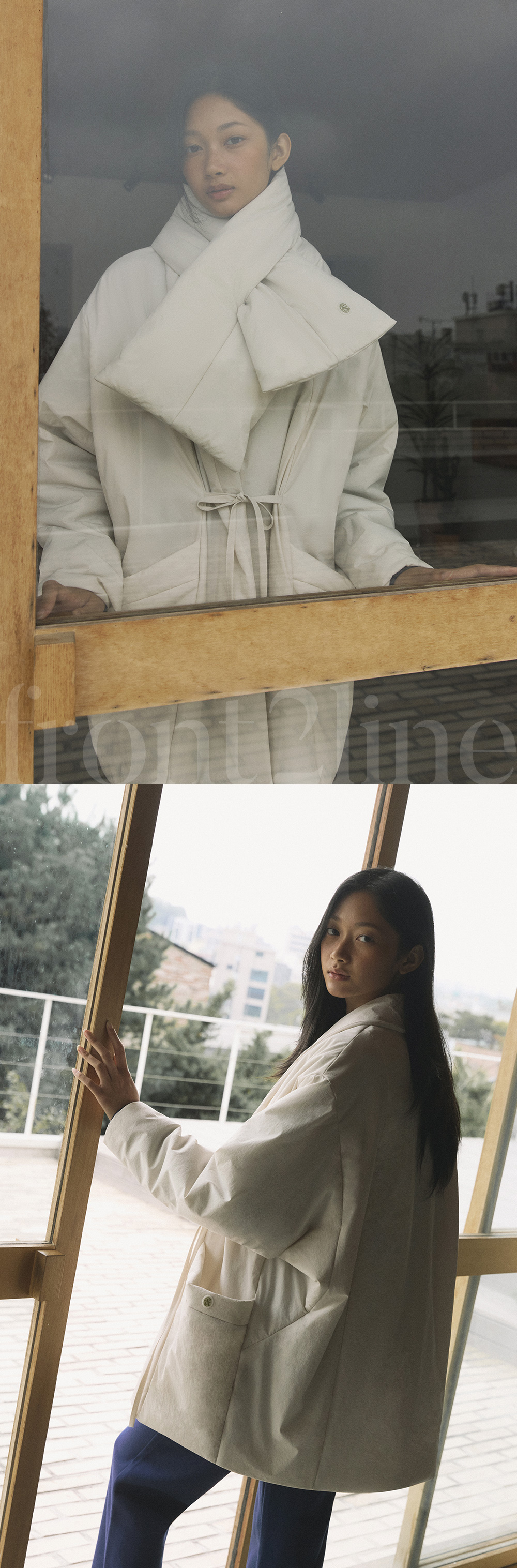 윈터 로브 패딩 재킷