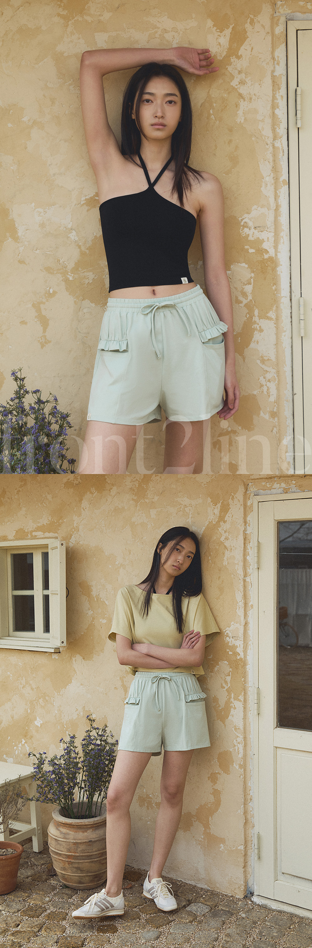 반다 라이트 프릴 포켓 쇼츠