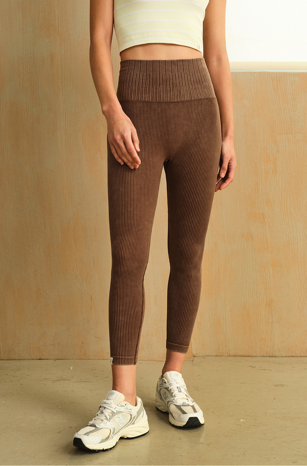 심리스 8.5부 레깅스