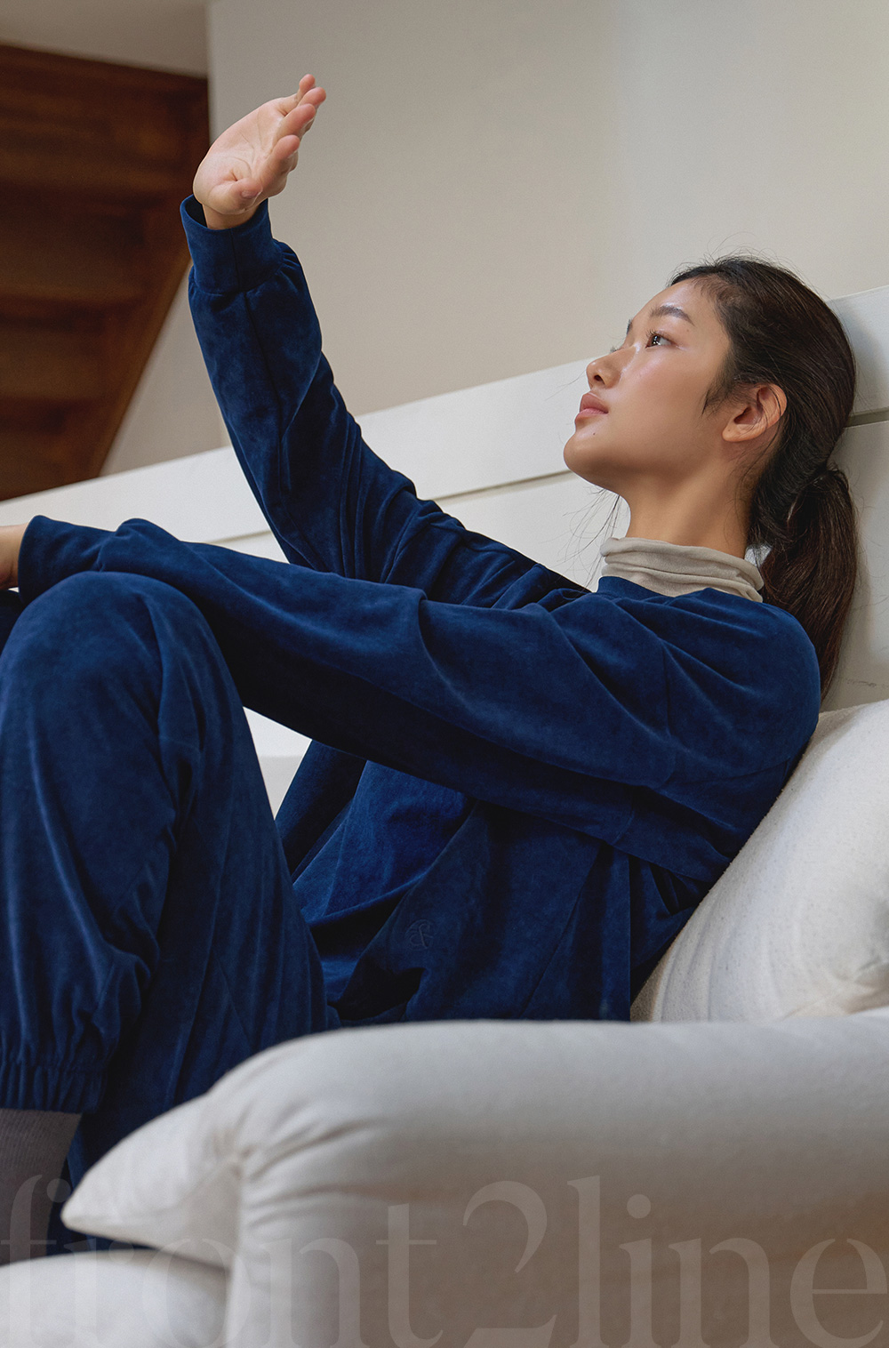 [SET] 벨루노 라운디드 맨투맨 + 밴딩 조거 팬츠