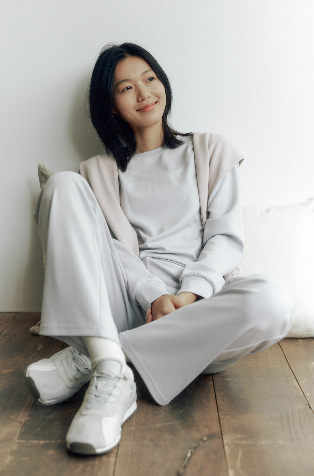 [SET] 뉴 소프티 맨투맨 & 소프티 롱 스커트