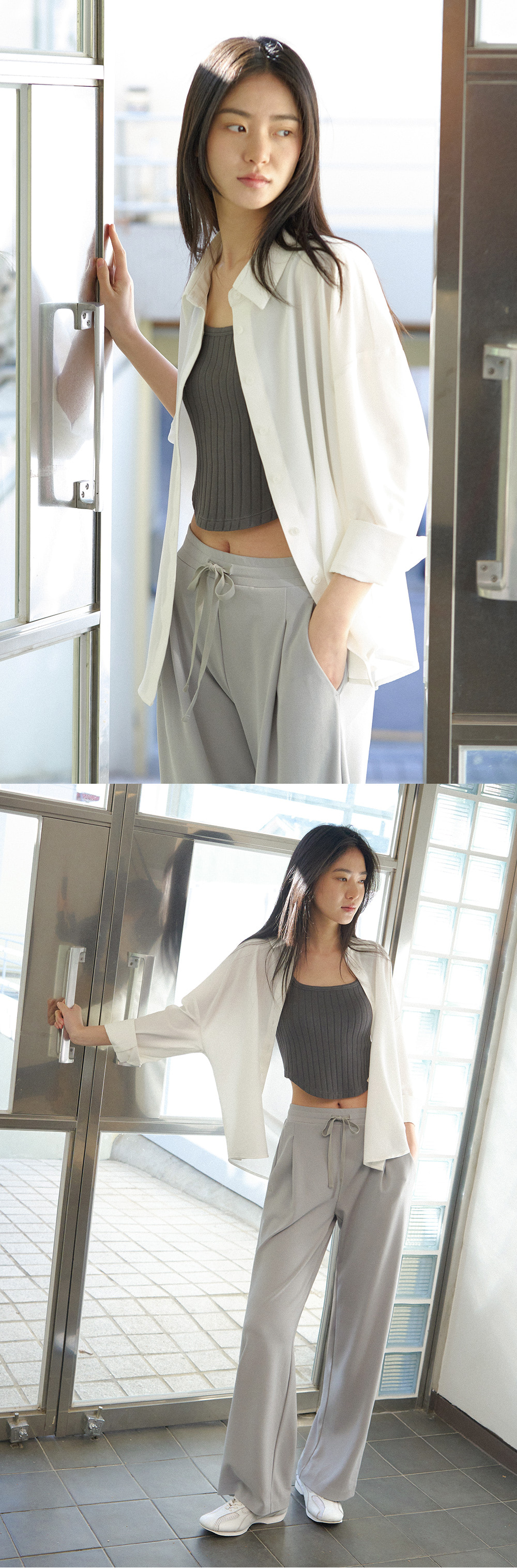 클라우드 터치 오버핏 셔츠