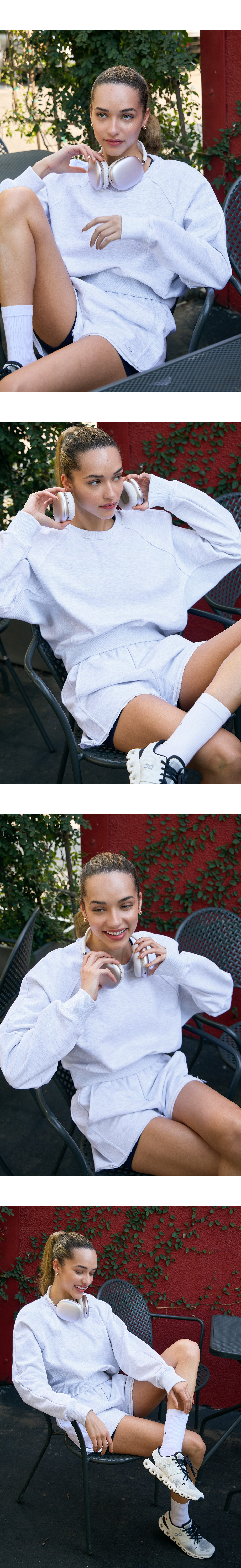 TP131 RIBBED BLOCK PULLOVER L.GRAY