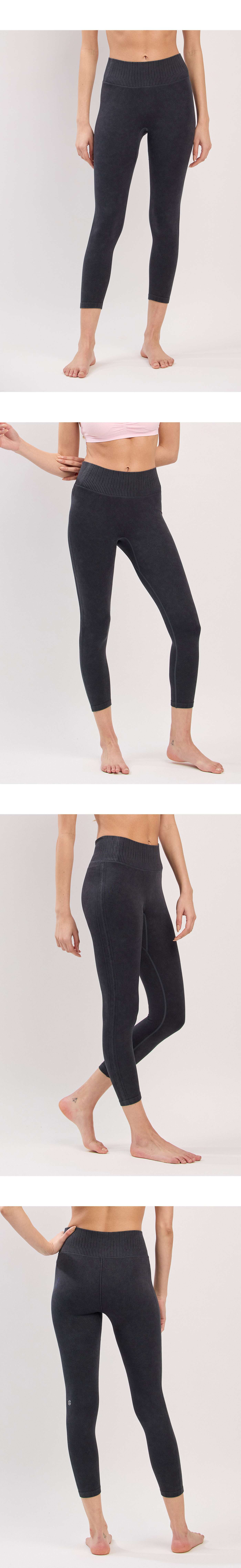 PL071 DOUBLE LEGGINGS BLACK FADE