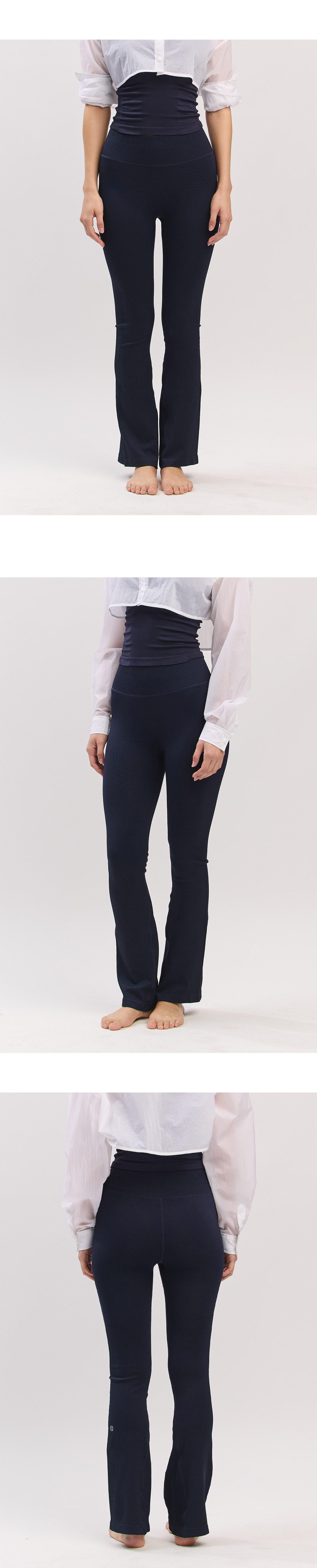 PL076 RIBBED BOOTSCUT D.NAVY