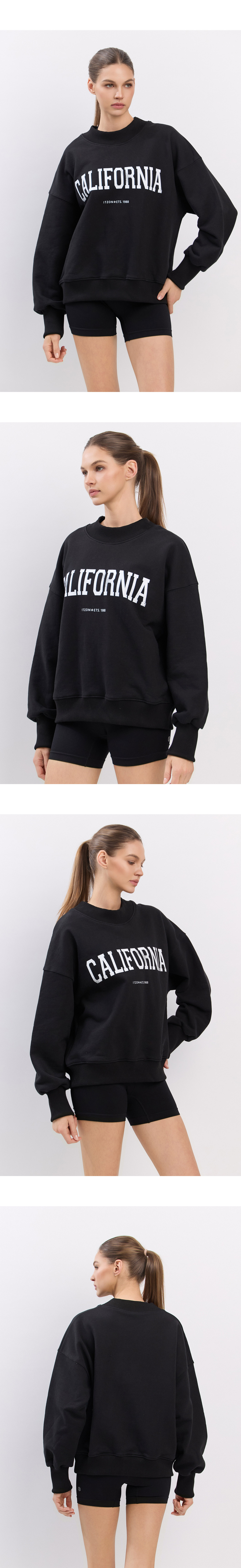 TP134 L/S PULLOVER BLACK