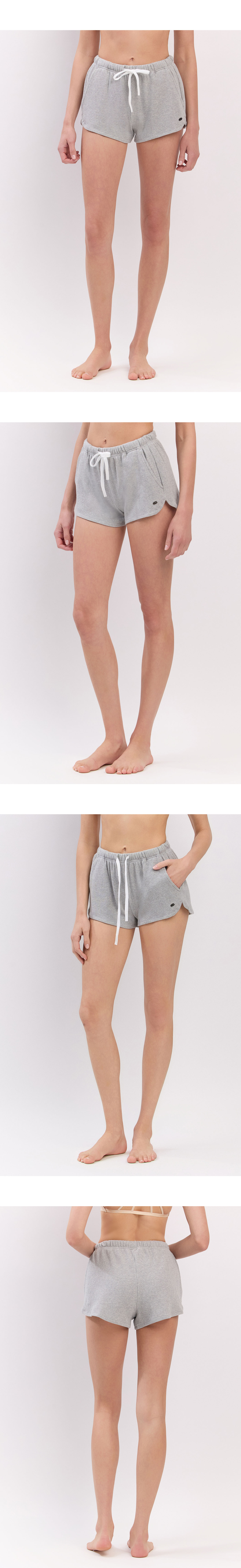 PS465 WAFFLE SHORTS M.GRAY