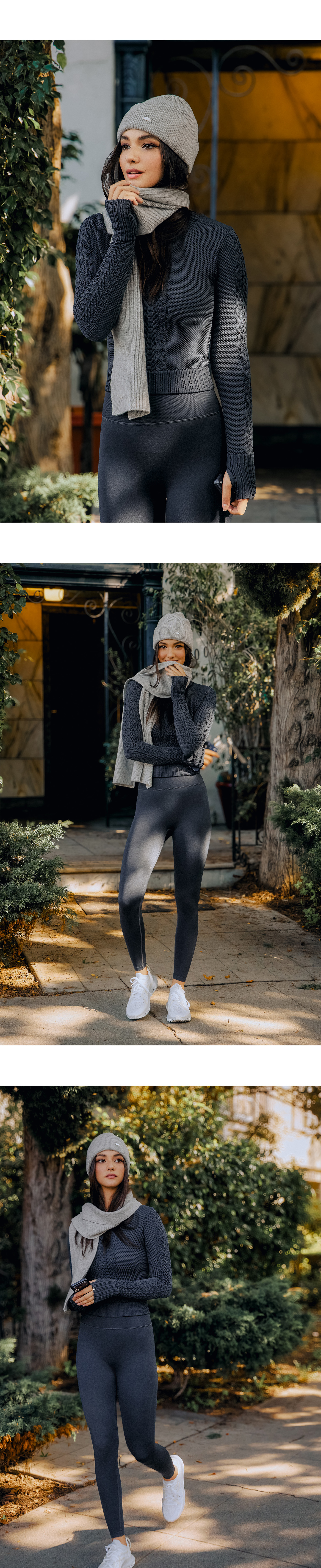 AC571 KNIT BEANIE GRAY