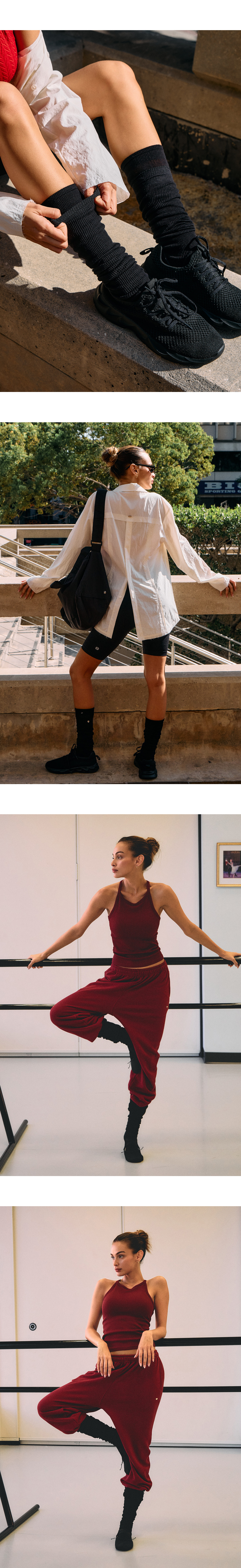 AS562 STIRRUP LEG WARMER BLACK