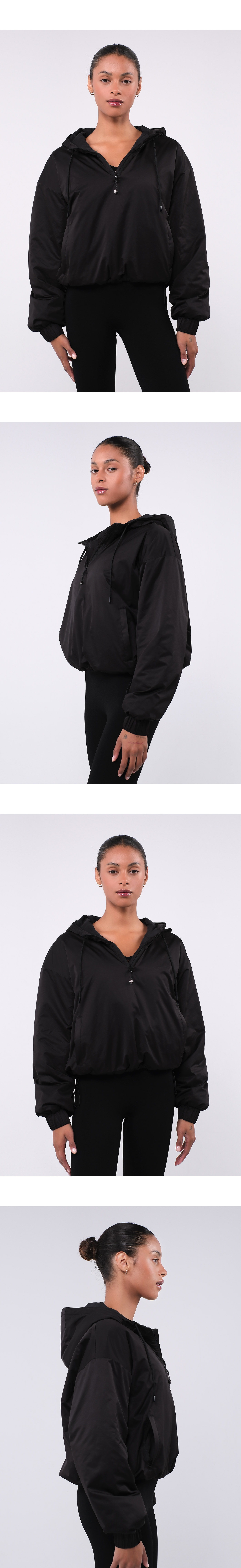 JD331 PADDED ANORAK BLACK