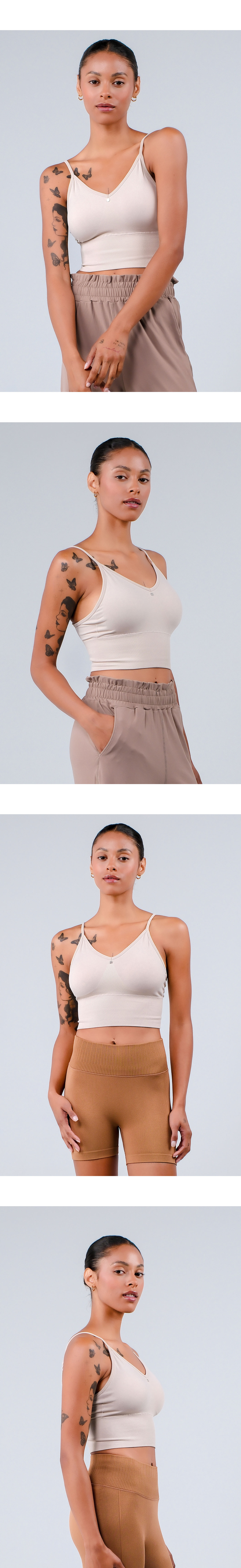 JK01 SIGNATURE BRATOP BEIGE