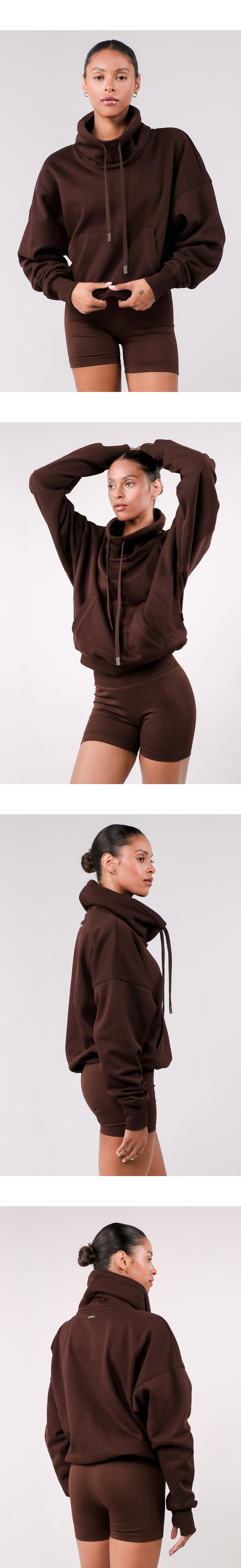 TP142 MINI HOODIE BROWN