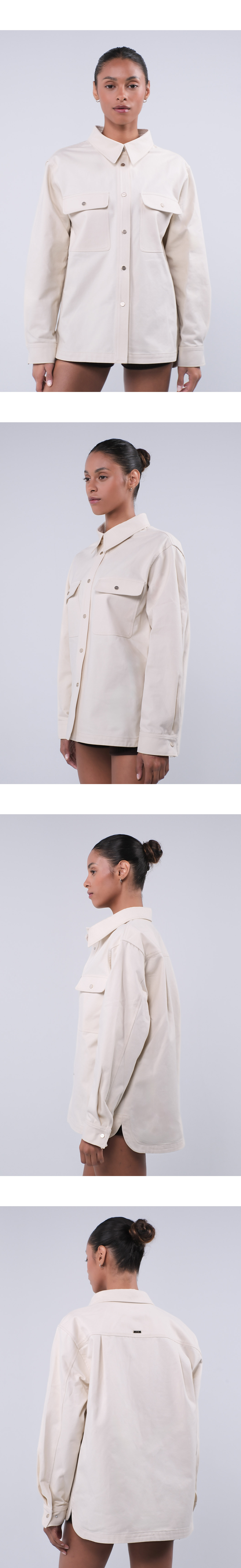 JP312 WASHED JACKET IVORY