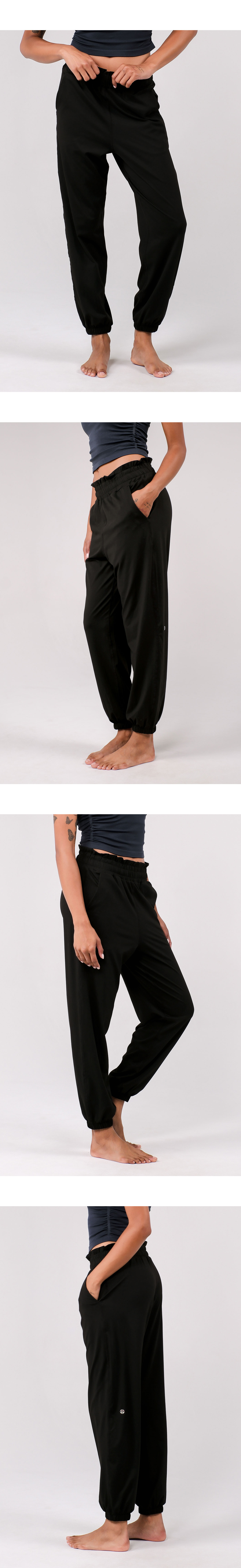 PJ471 JERSEY JOGGER BLACK