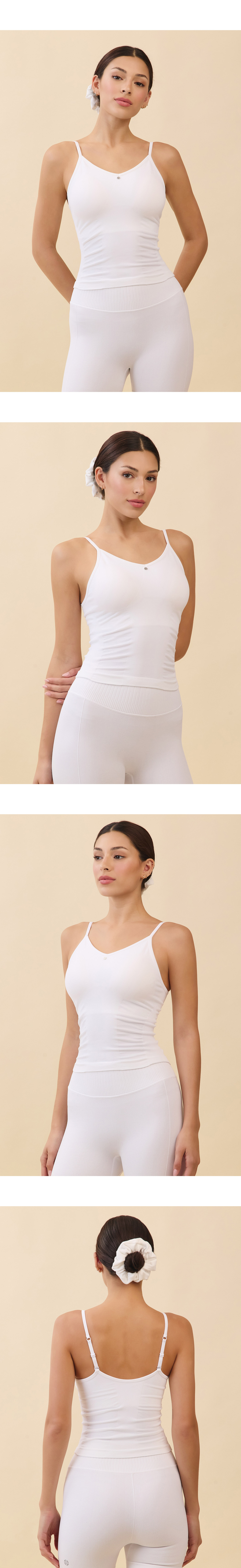 TT010 SIGNATURE TANK TOP WHITE SOLID