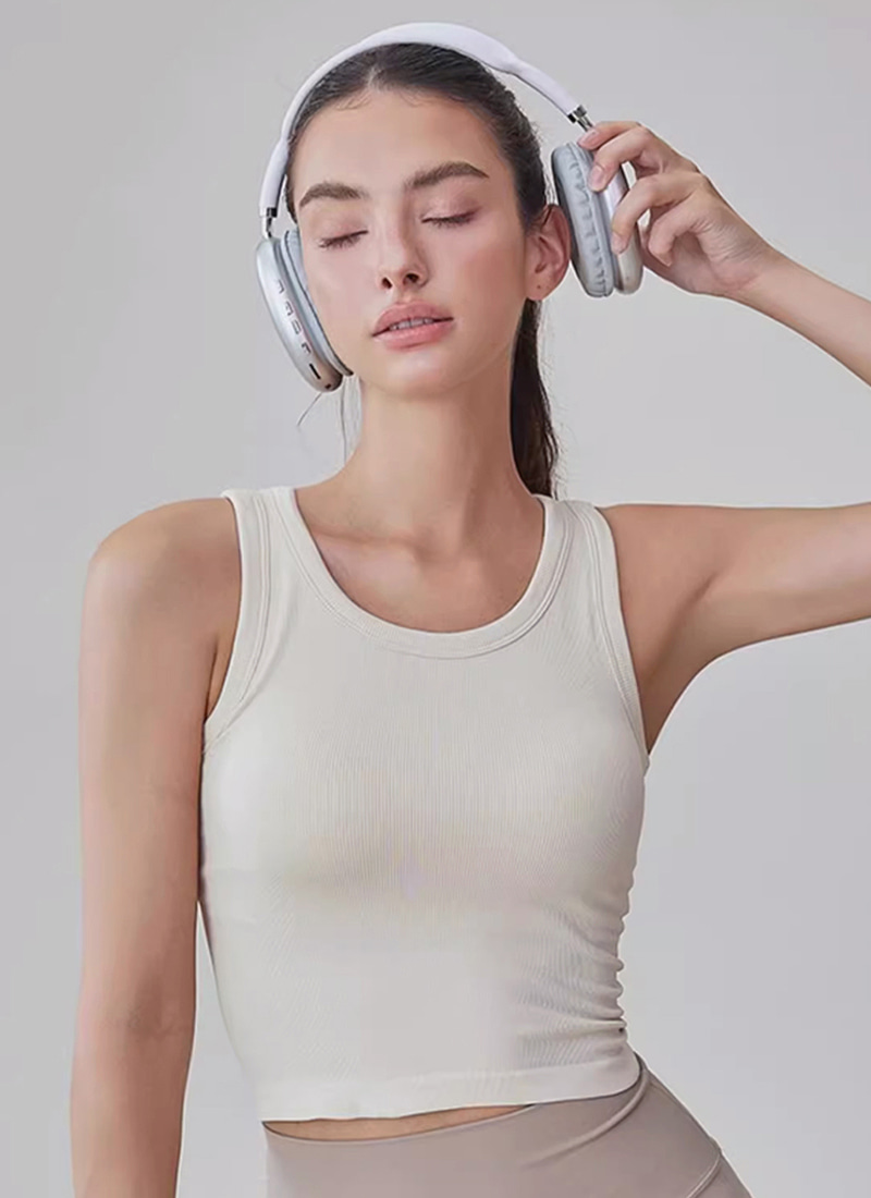 포유 골지 슬리브리스 탑 (2colors)