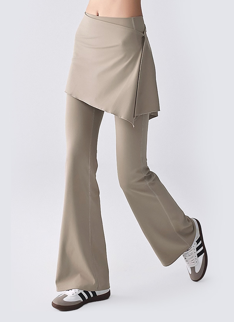 이브 스커트 부츠컷 팬츠 (3colors)