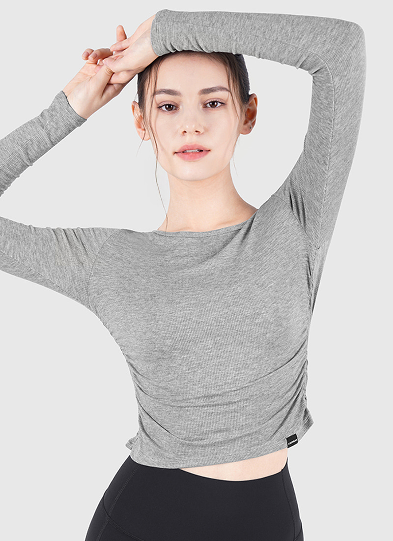 플로 셔링 골지 롱슬리브 (3colors)