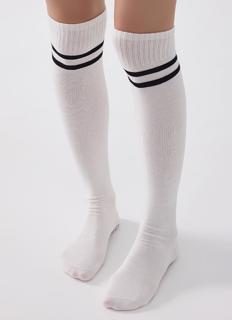 포즈 스트라이프 롱삭스 (2colors)