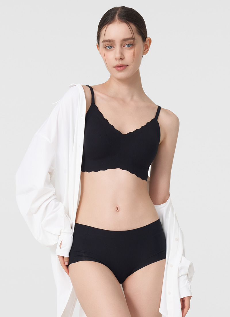 [SET] 라이크라 메이즈 심리스 브라+팬티 (3colors)