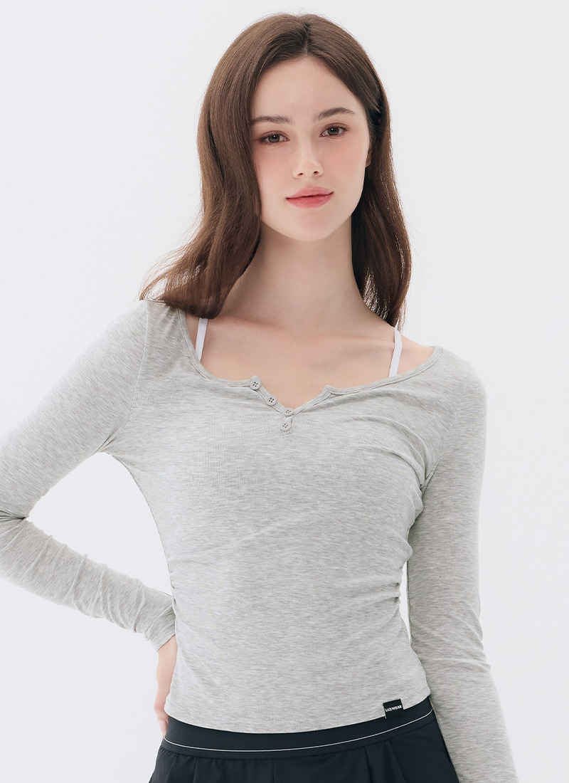 스테이 버튼 롱슬리브 (2colors)