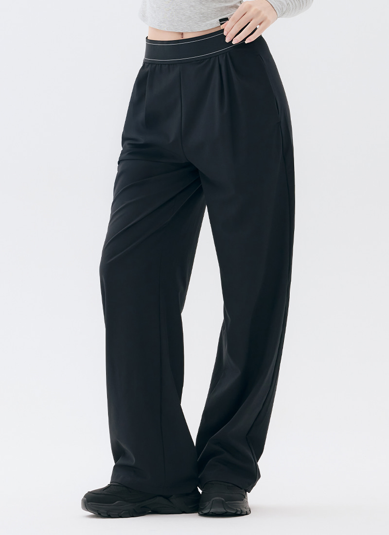 핀턱 라이트 와이드 팬츠 (2colors)