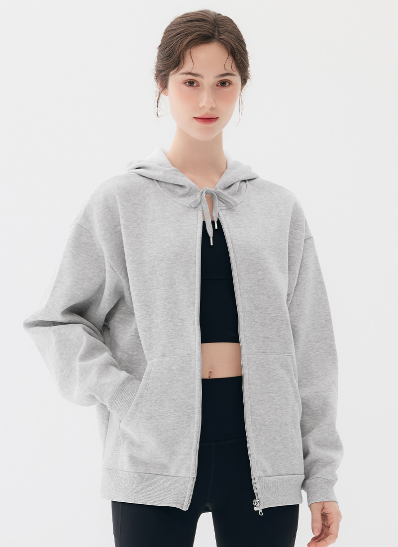 데이텐 기모 후드 집업 (2oclors)