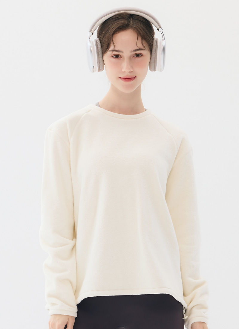 플리스 스트링 맨투맨 (1color)